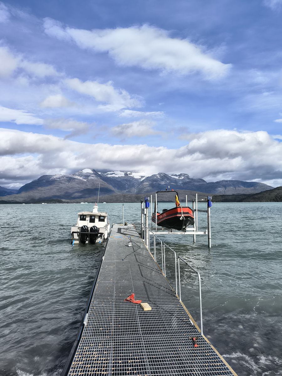 Muelle e infraestructura náutica en la Patagonia